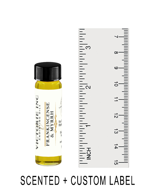 Scented Standard Anointing Oil Vial With Custom Label